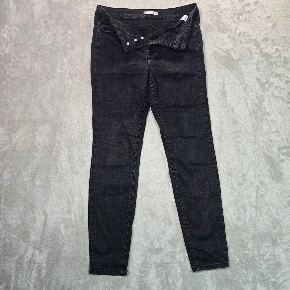SO High Rise Skinny Jeans Black Denim Size 13/31W 2128064-IS1